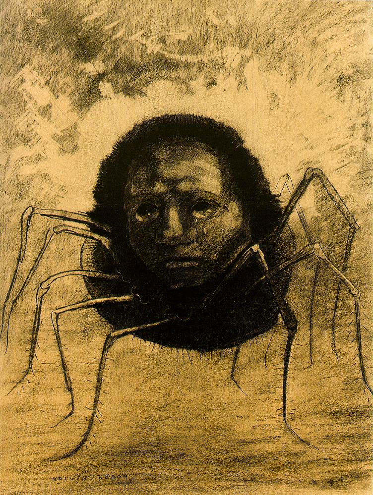 L’Araignée qui pleure by Odilon Redon