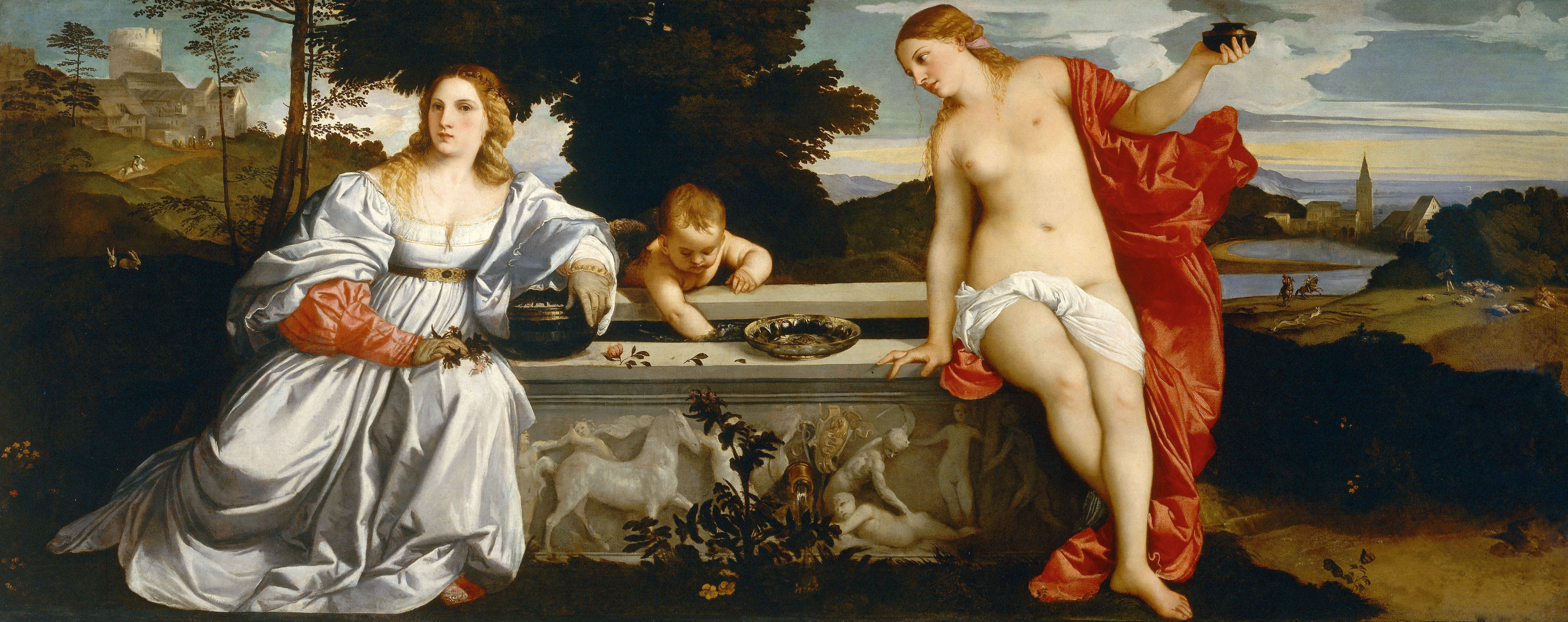 Amor Sacro y Amor Profano by Titian