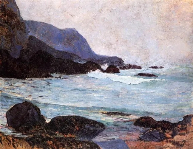 The Coast of Bellangenay by Paul Gauguin