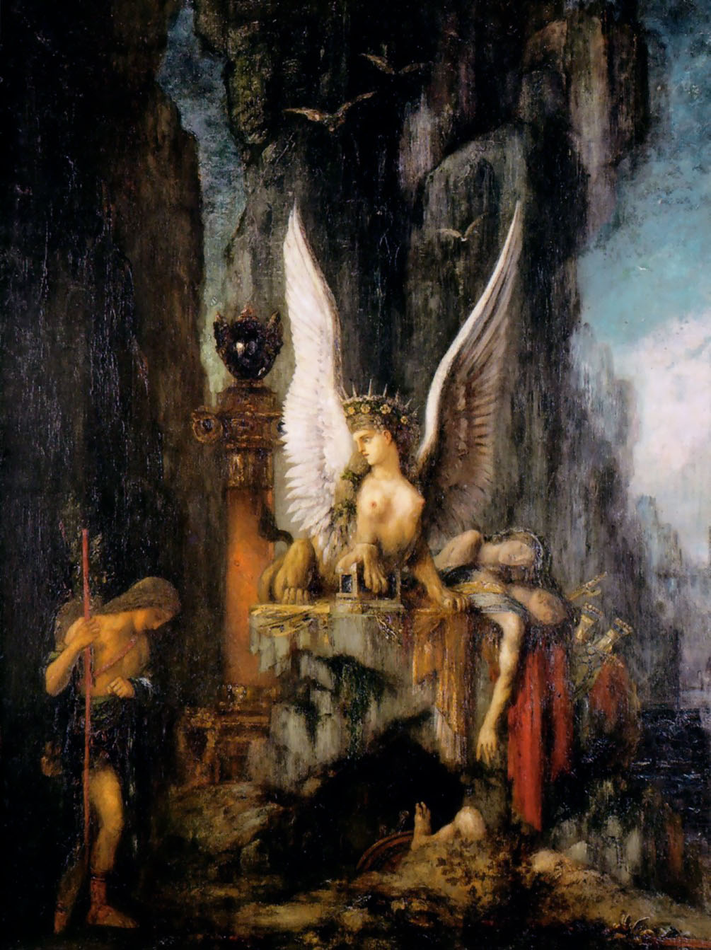 Œdipe voyageur by Gustave Moreau