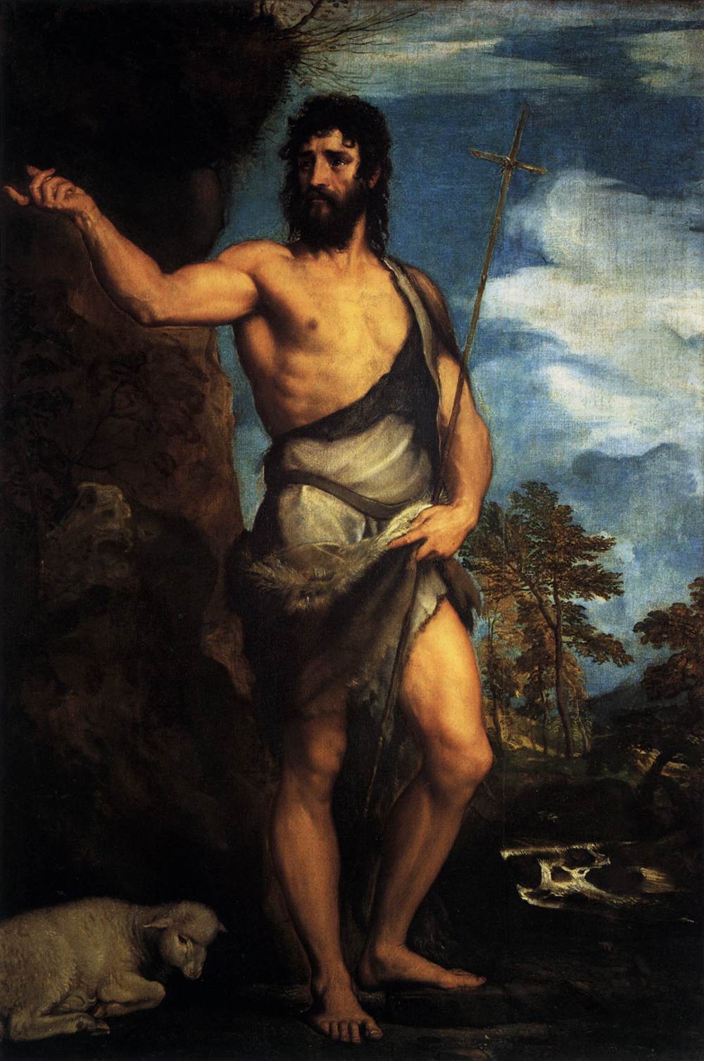 Saint John the Baptist by Titian