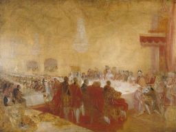 George IV at the Provost’s Banquet in the Parliament House, Edinburgh