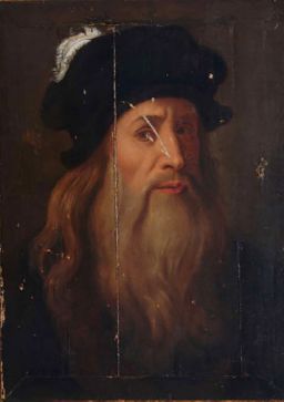 Lucan portrait of a man by Leonardo da Vinci