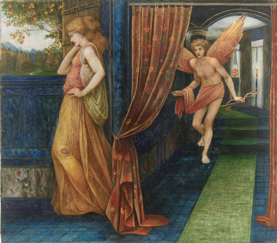 Cupid and Psyche by John Roddam Spencer Stanhope