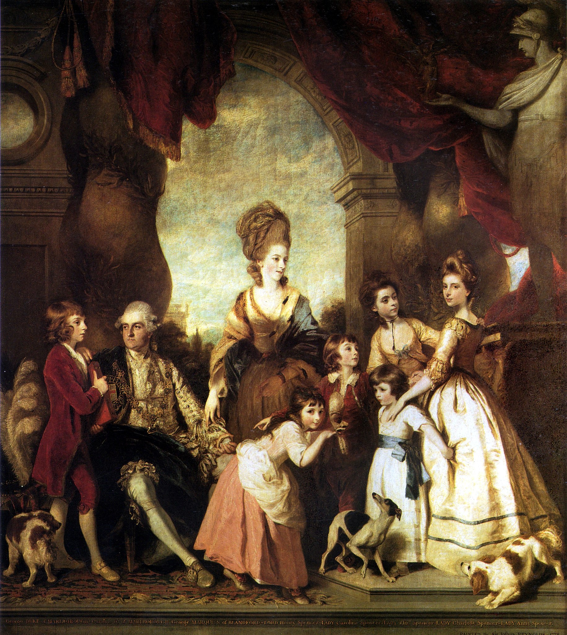 Marlborough Family by Joshua Reynolds