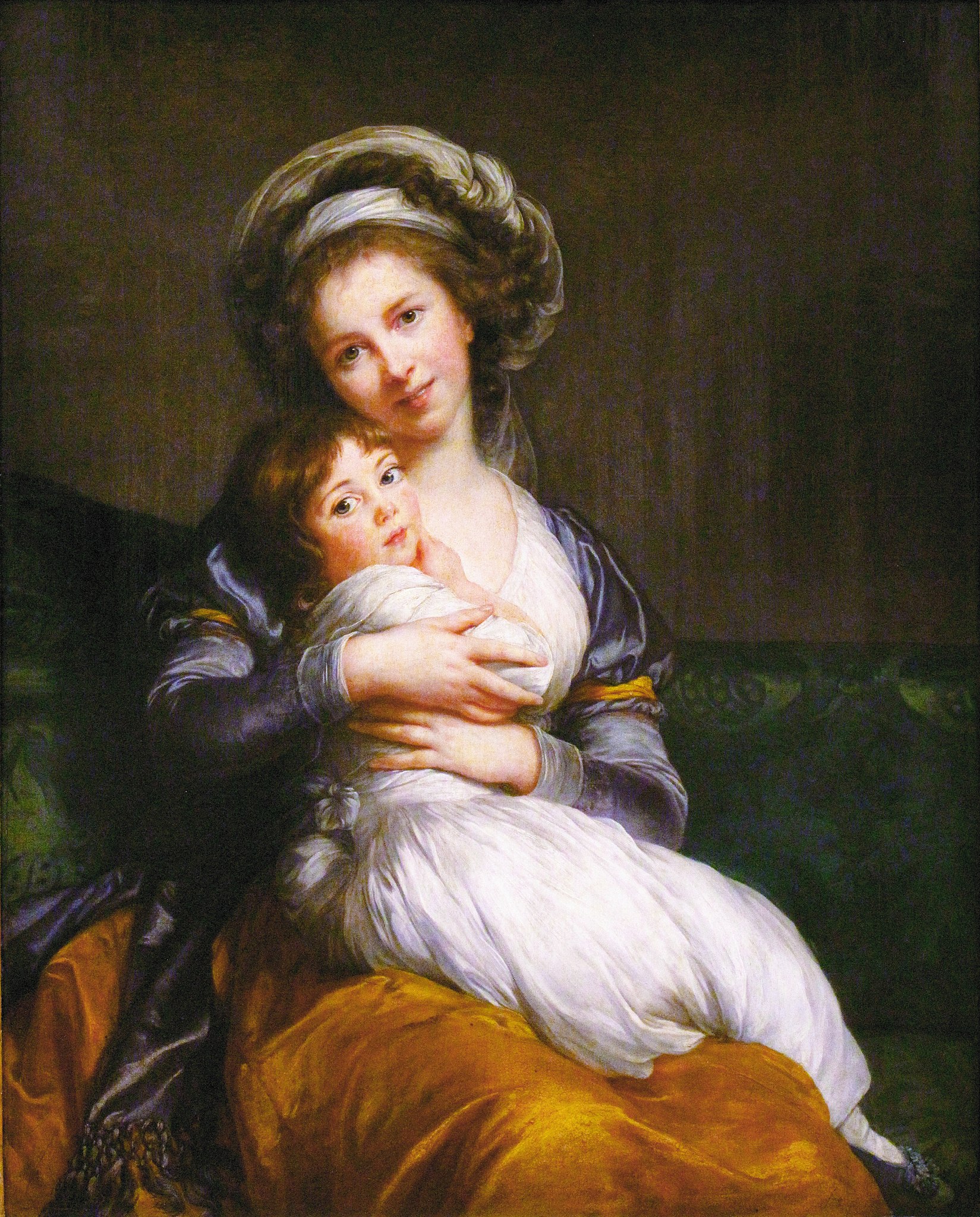 Madame Vigée-Le Brun et sa fille by Elisabeth Vigée Le Brun