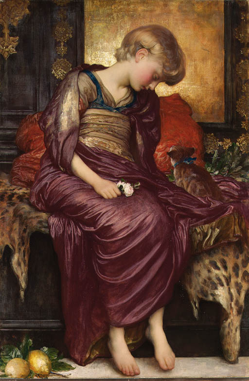 Kittens by Frederic Leighton