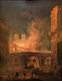 The Fire of Hôtel-Dieu in Paris, 1772