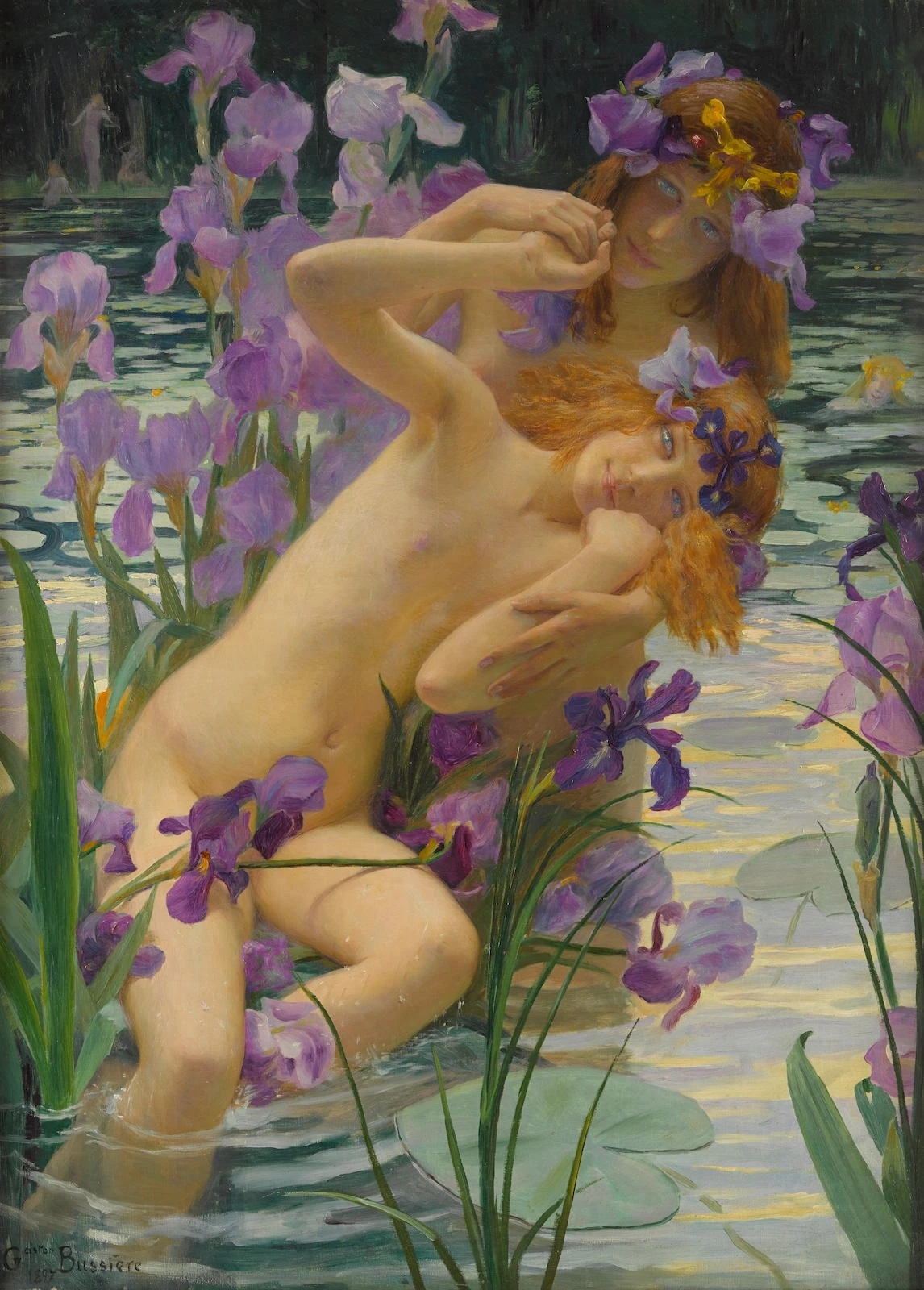 Les iris, Gaston Bussière