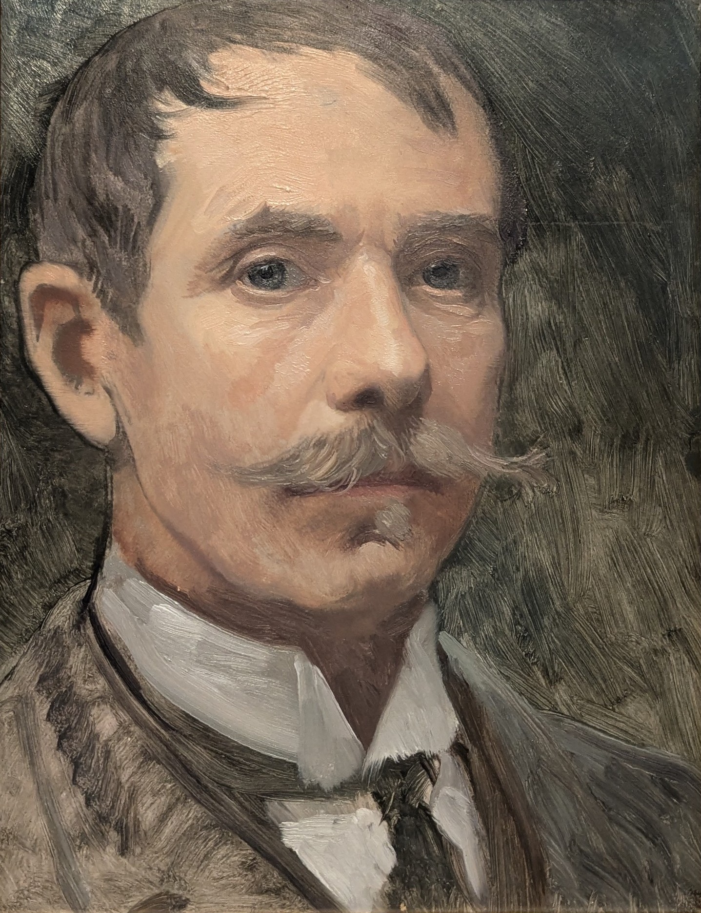 Selvportrett by Christian Skredsvig