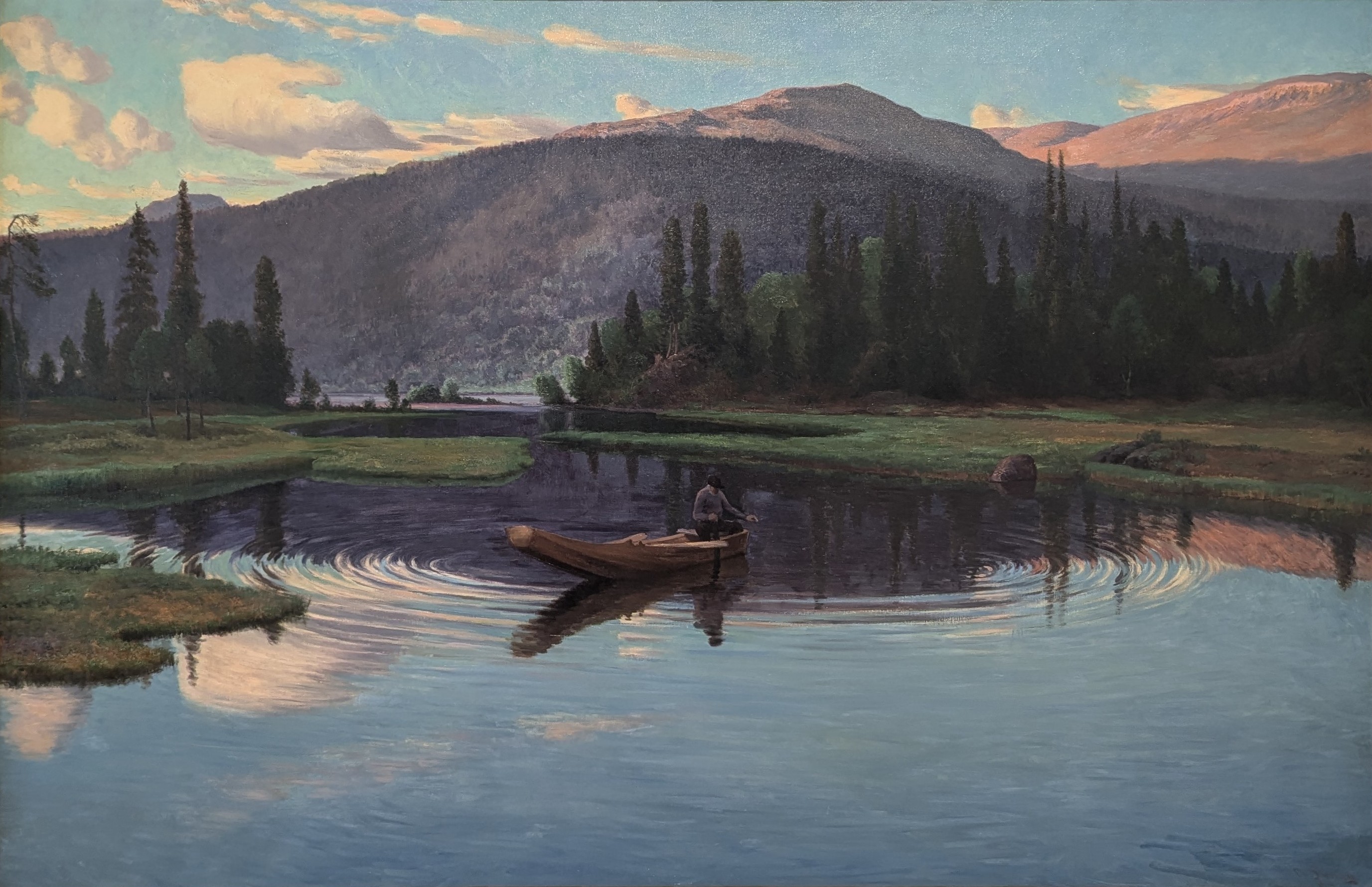 Jupsjøen IV  by Christian Skredsvig