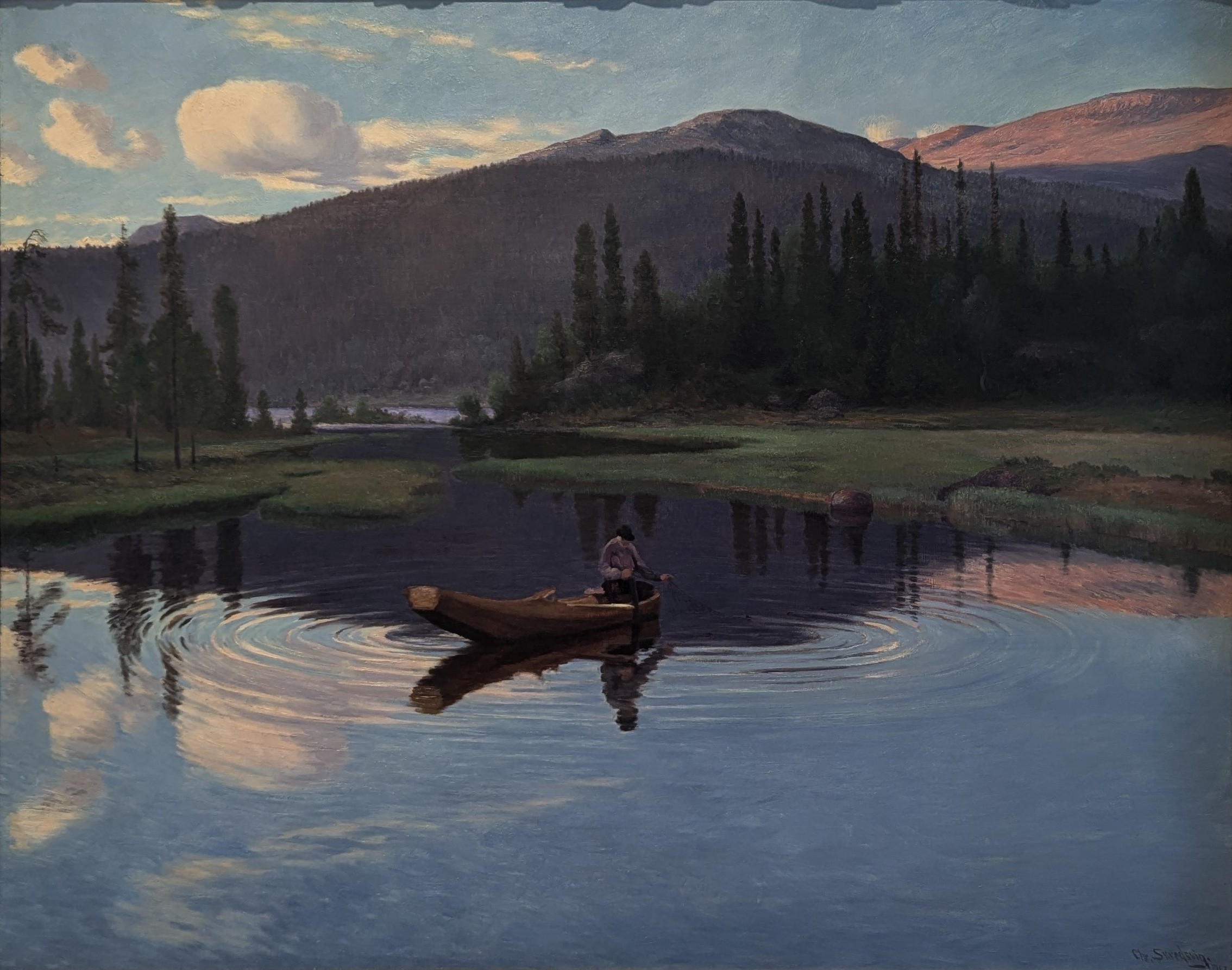 Jupsjøen IX by Christian Skredsvig