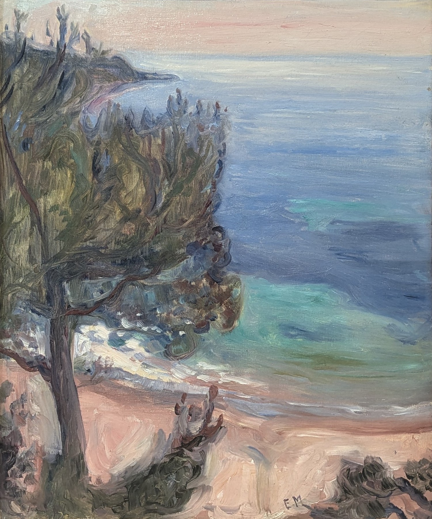 En pinje by Edvard Munch