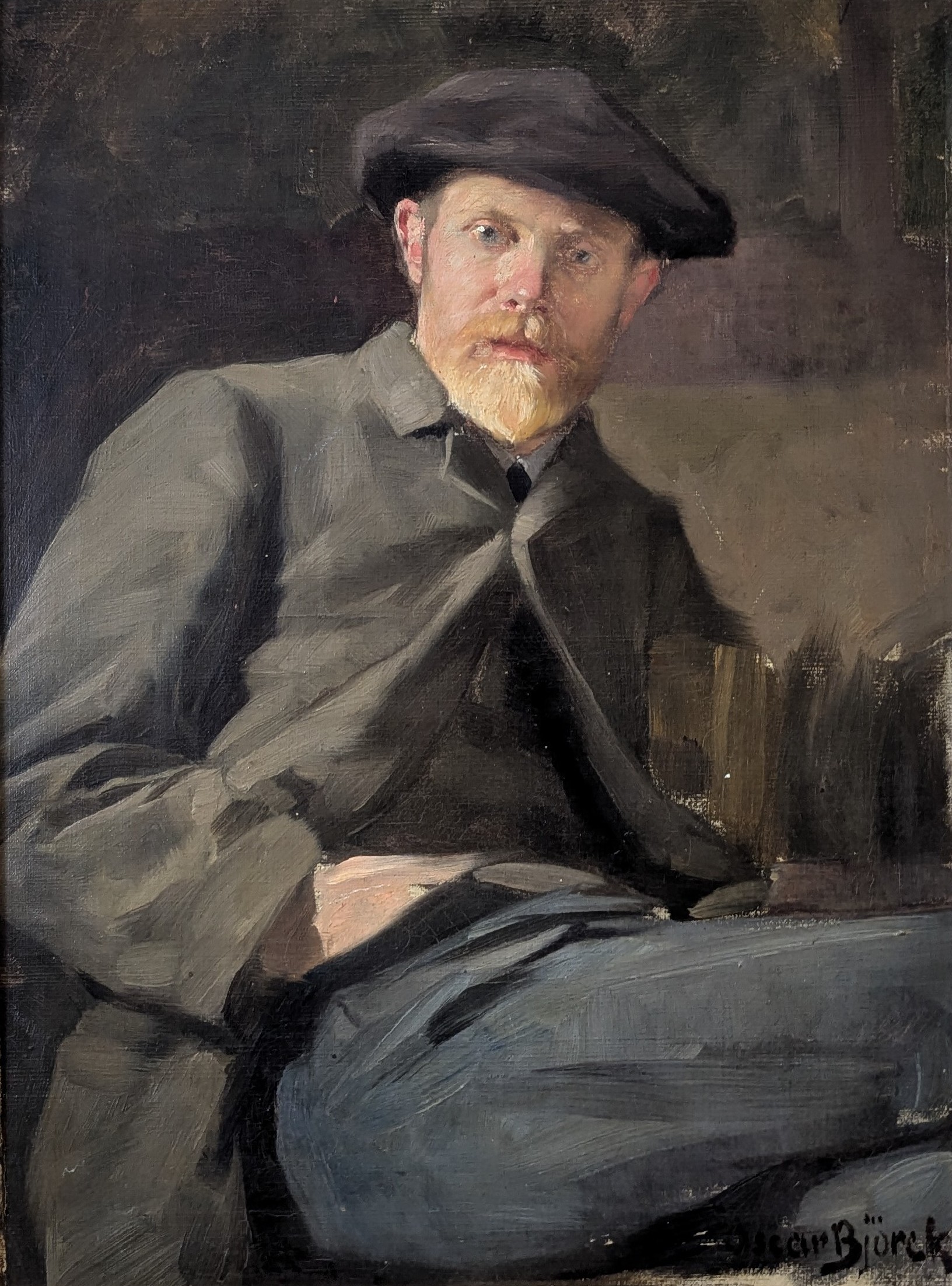 Porträtt av Karl Nordström by Oscar Björck