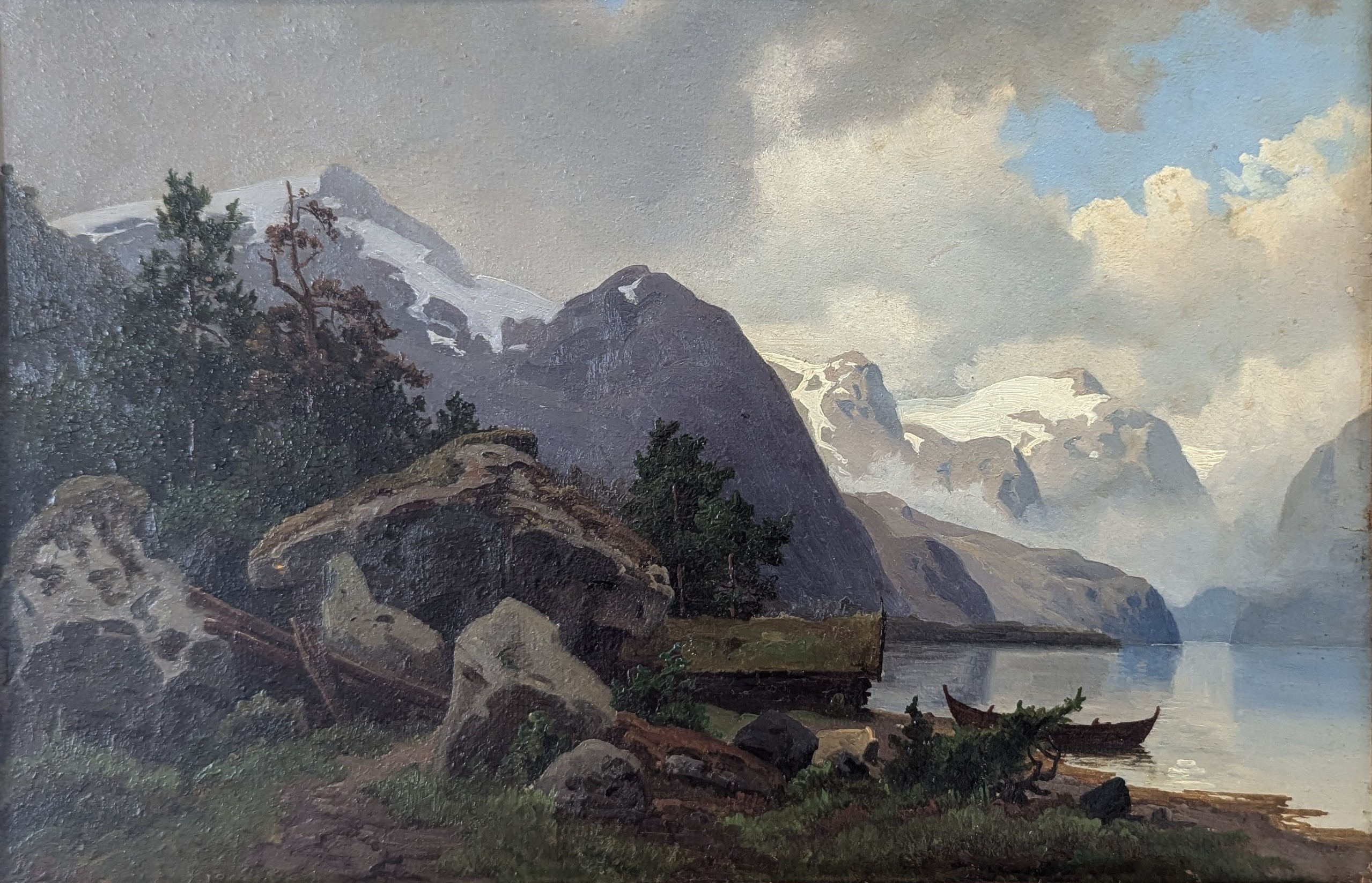 Norskt Fjordlandskap by Edvard Bergh
