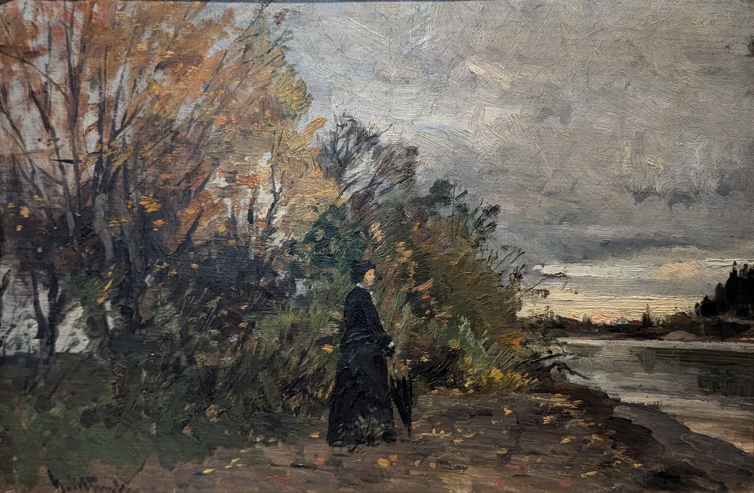 Höstlandskap by Gerhard Munthe