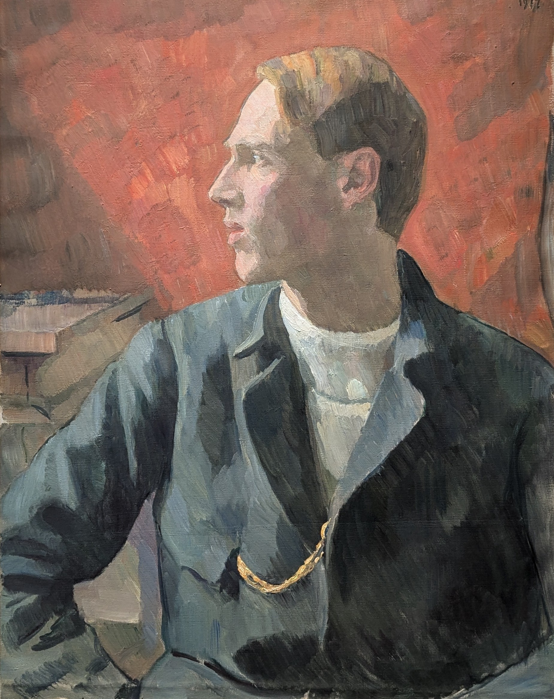 Min son (Dagfin) by Erik Werenskiold