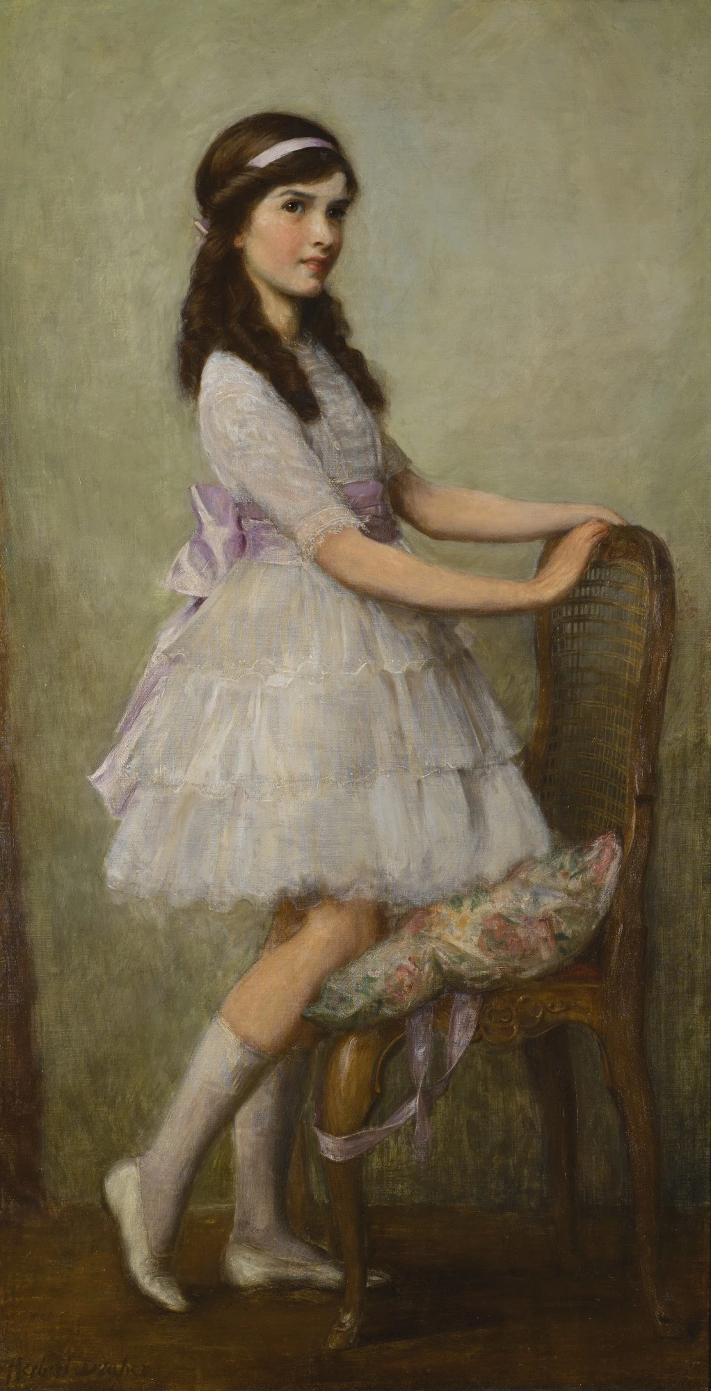 Portrait of Miss Barbara de Selincourt by Herbert James Draper
