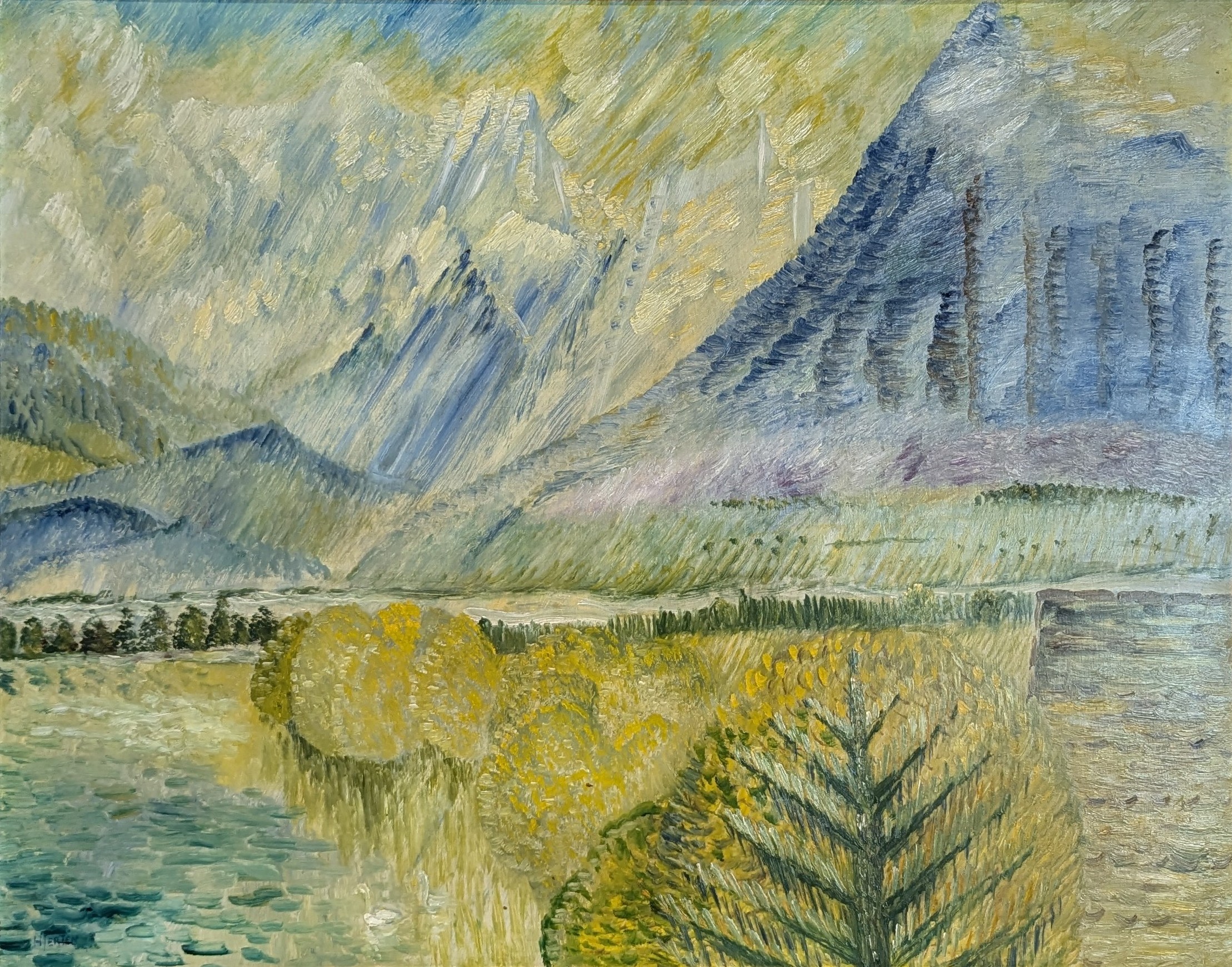 Schweizersjön by Sigrid Hjertén