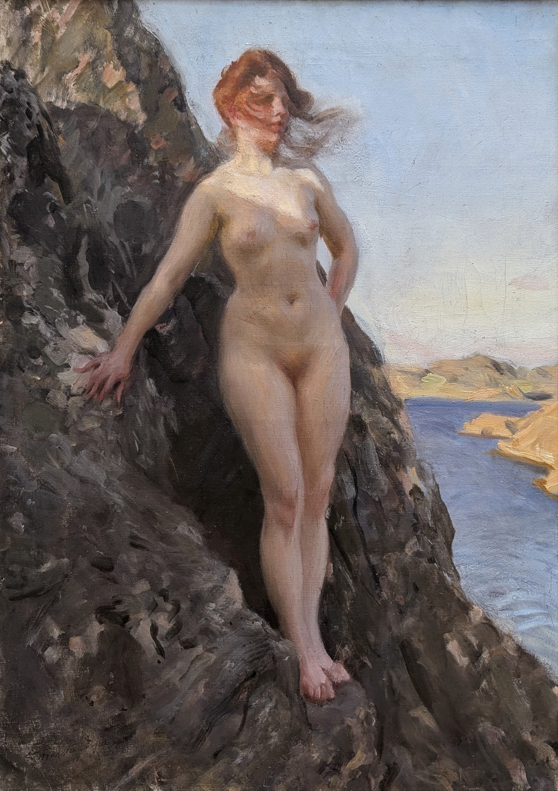 På klippan by Anders Zorn