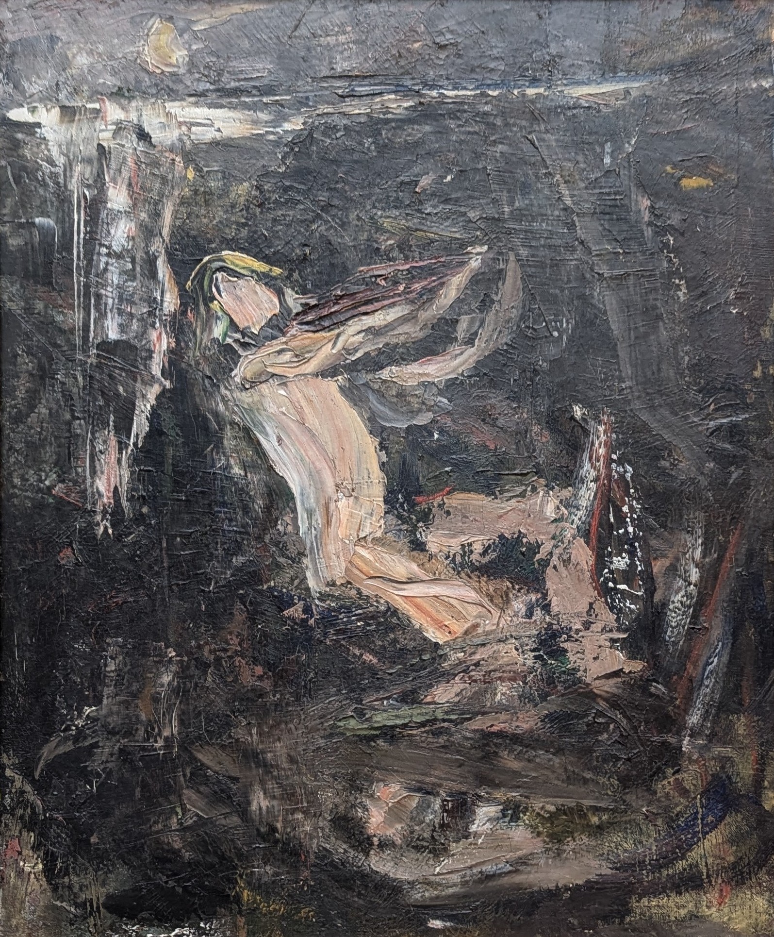 Skiss till Näcken by Ernst Josephson