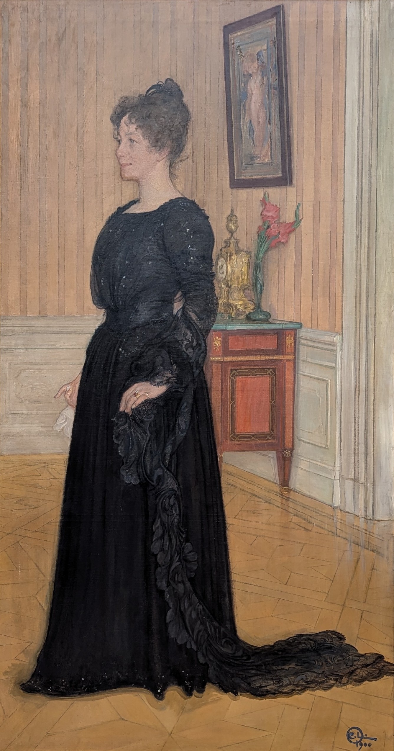 Porträtt av fru Signe Thiel by Carl Larsson