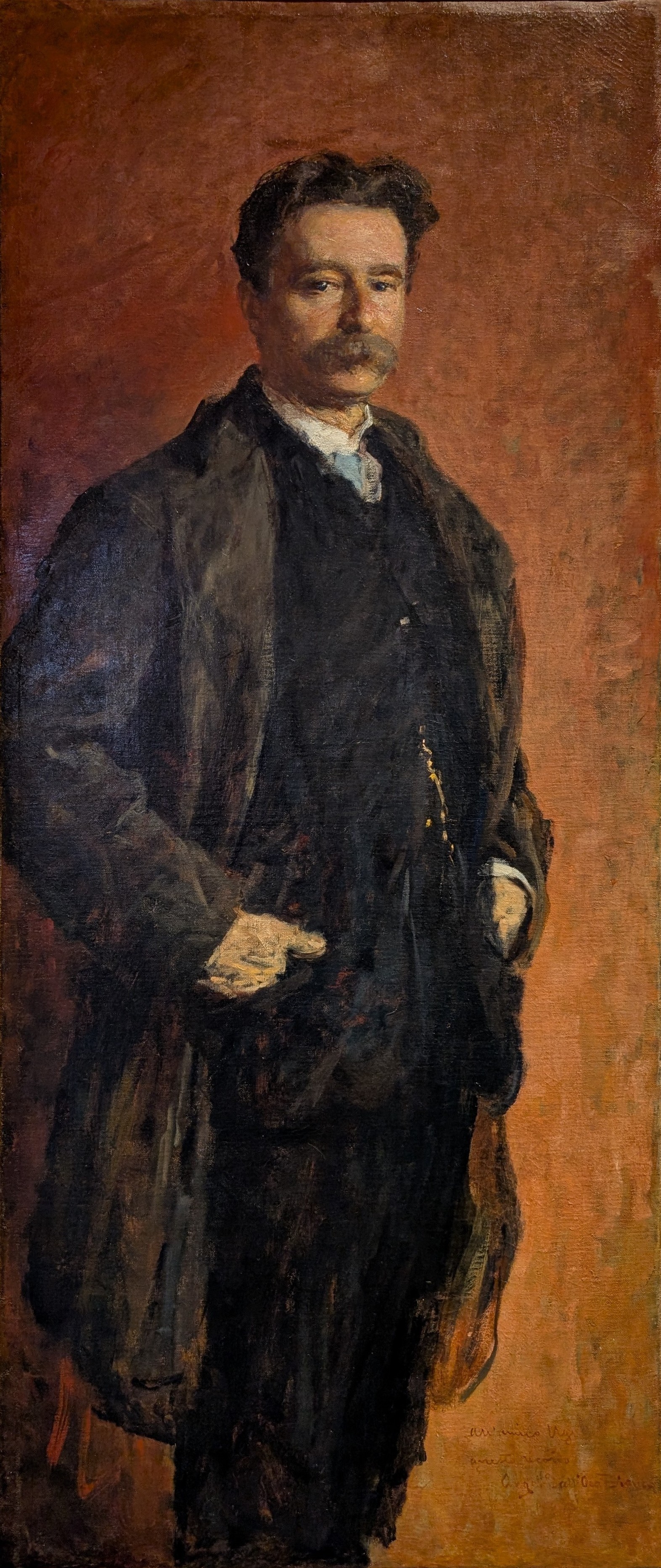 Ritratto dello scultore Ugo Zannoni by Angelo Dall'Oca Bianca