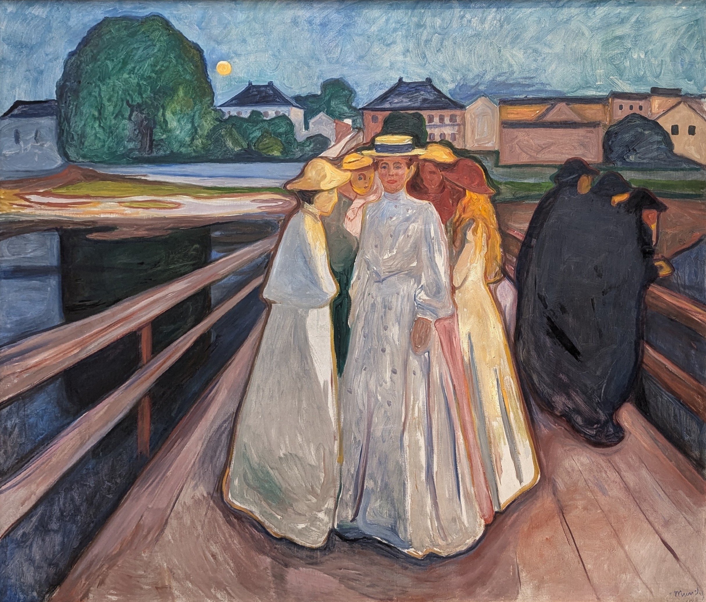 På bron by Edvard Munch