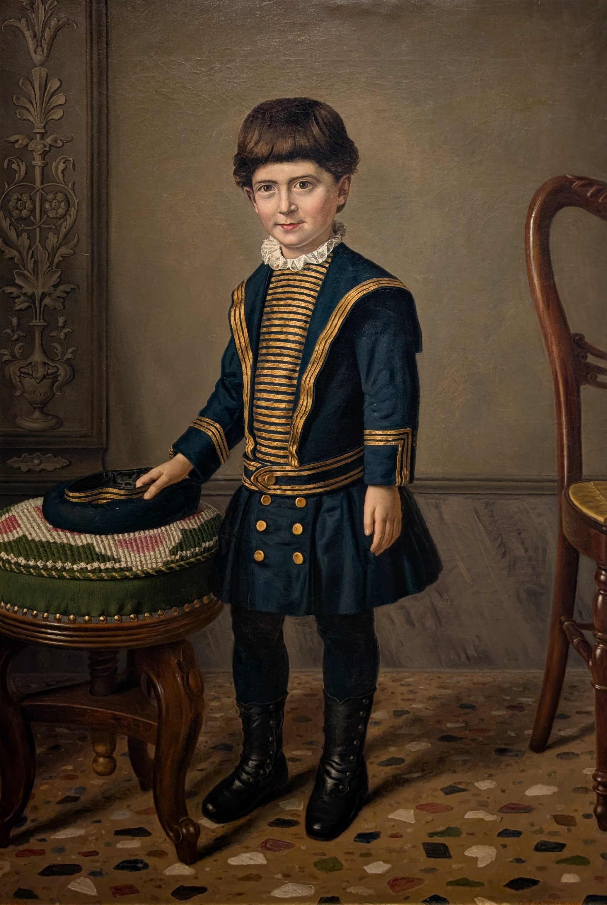 Ritratto di Achille Forti bambino by Giacomo Fiamminghi
