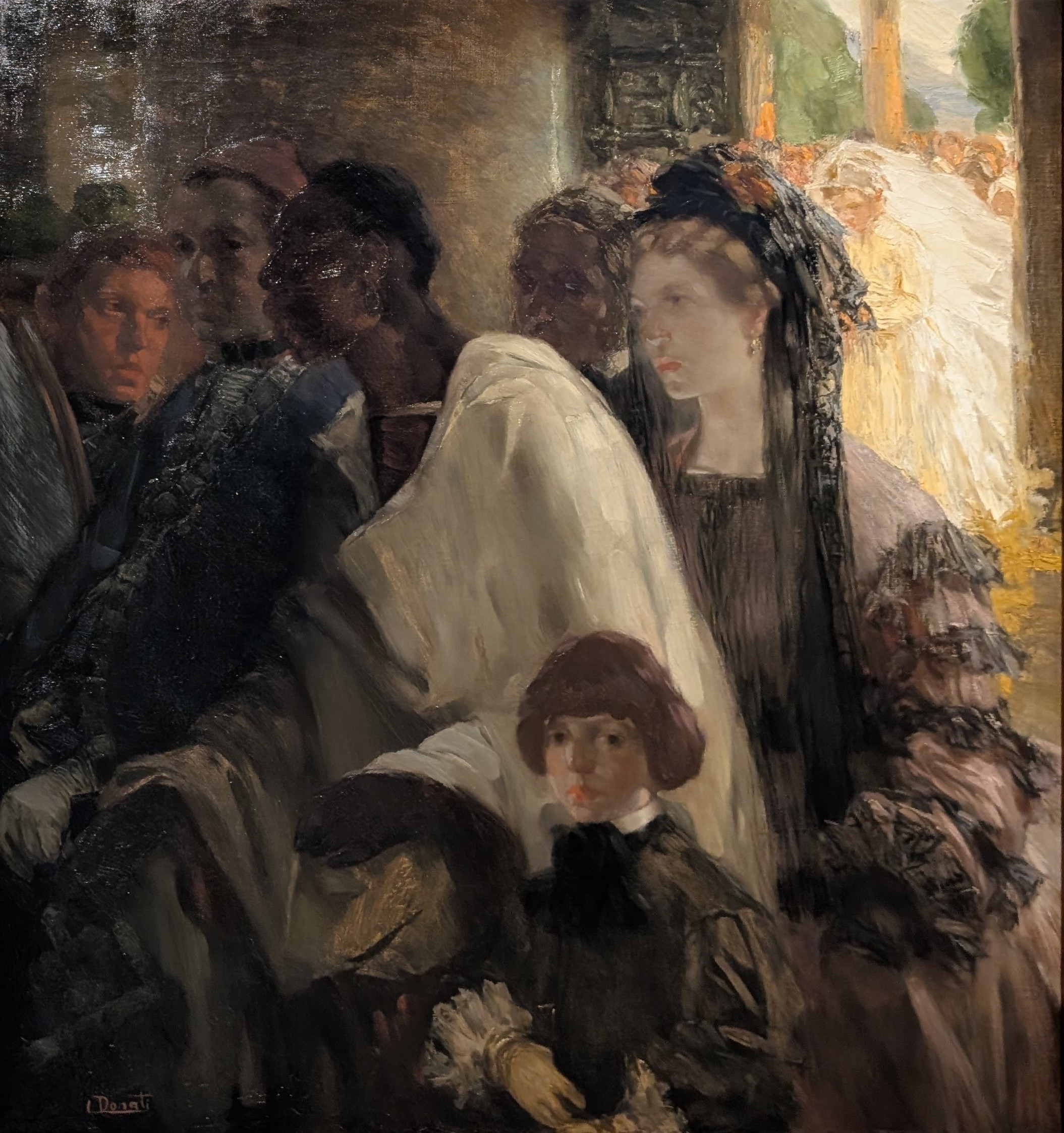 Il battesimo di Zeno Bachit by Carlo Donati