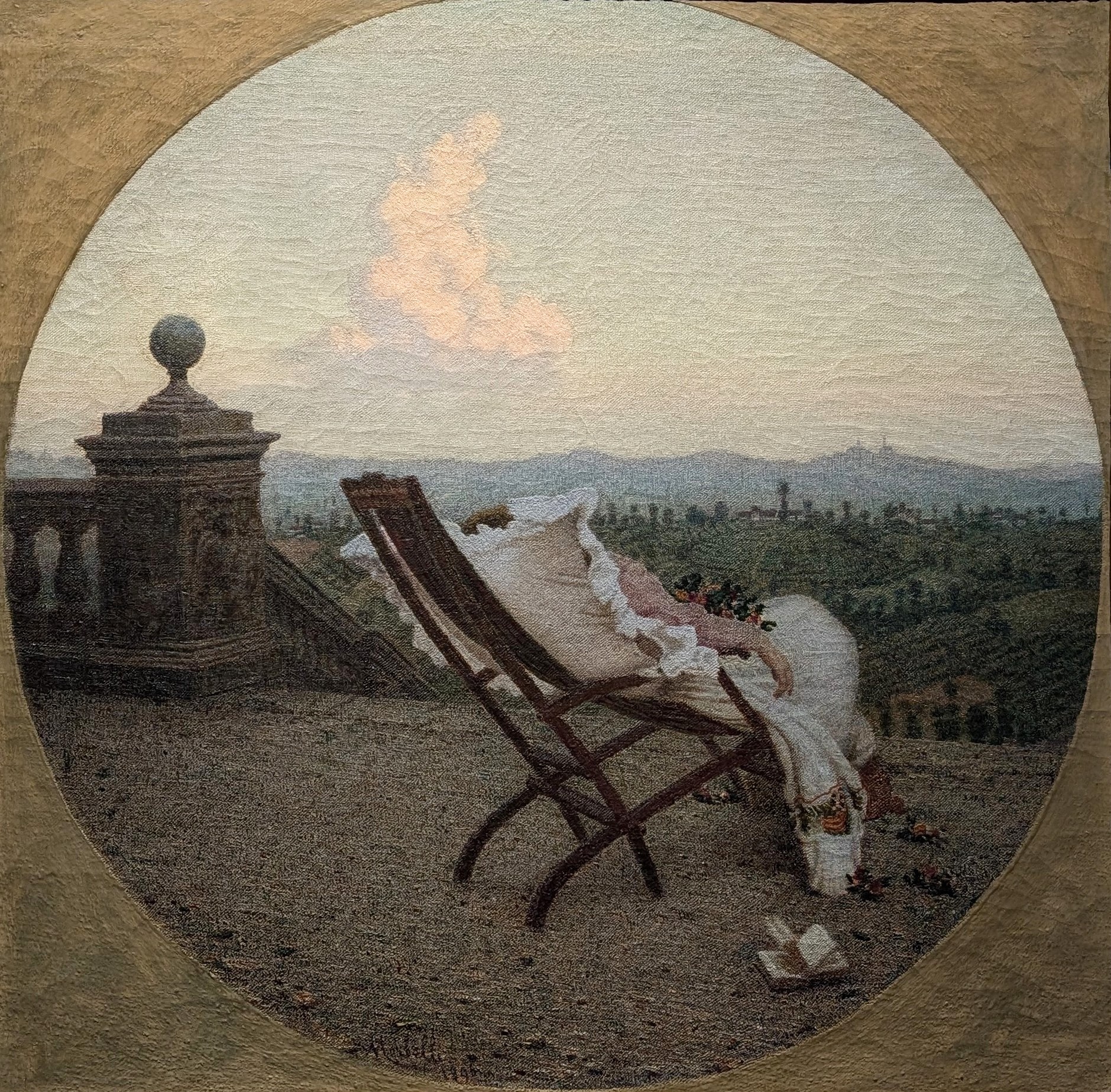 S'avanza by Angelo Morbelli