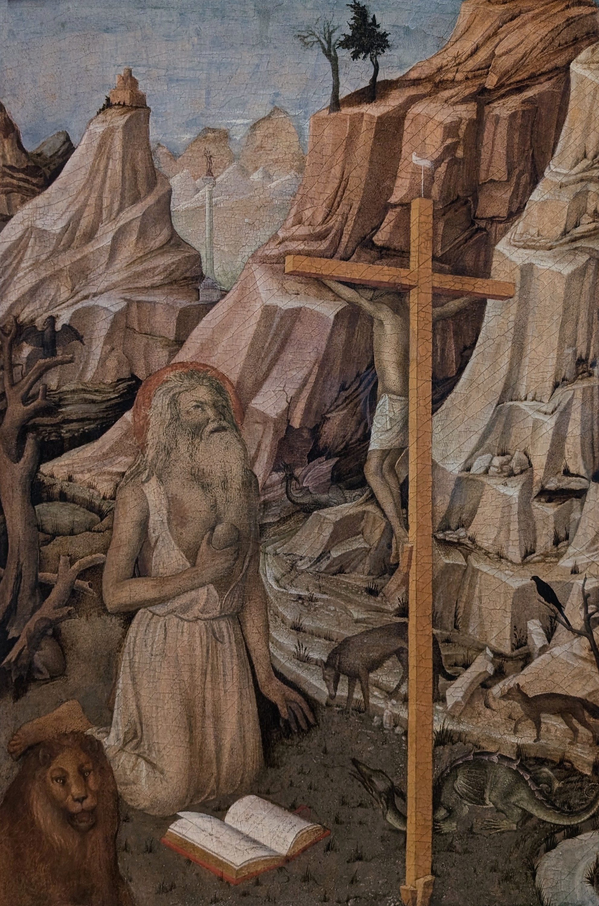 San Girolamo nel deserto by Jacopo Bellini