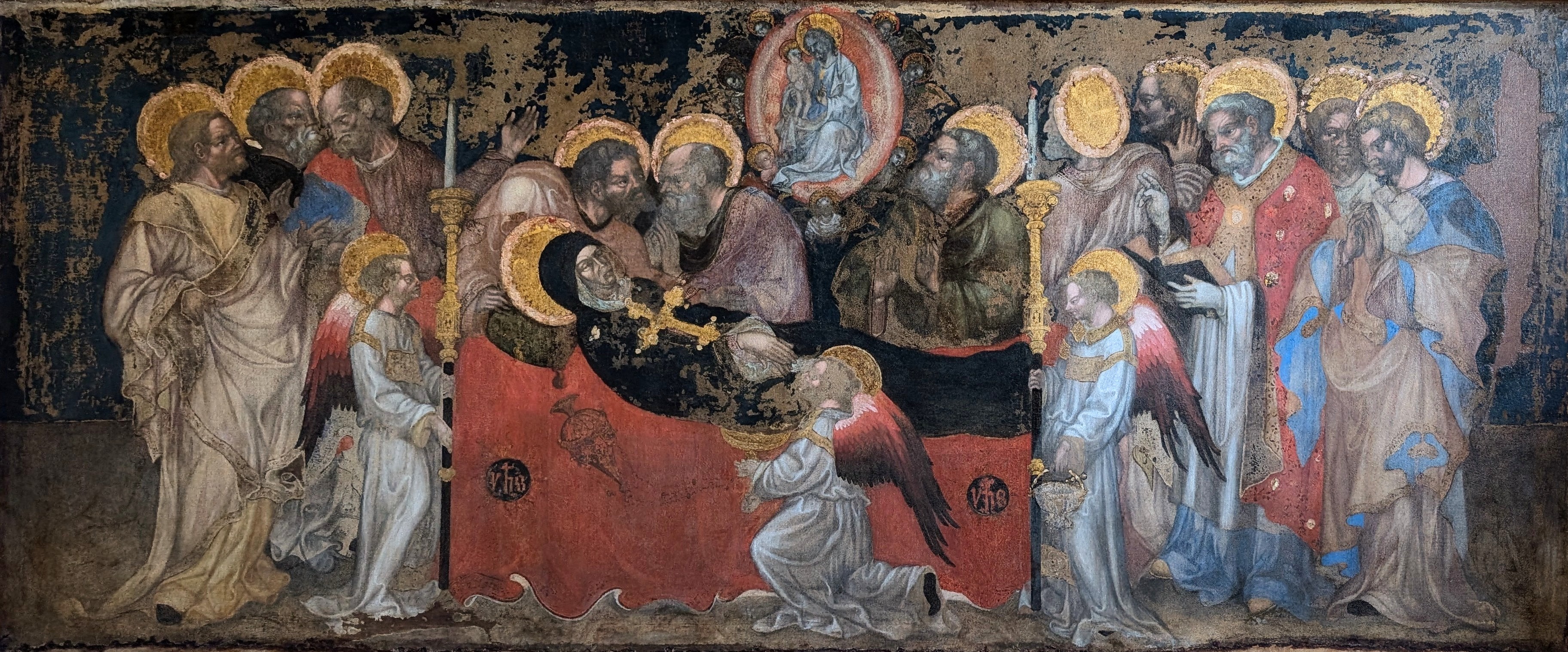 Dormitio Virginis by Michele Giambono