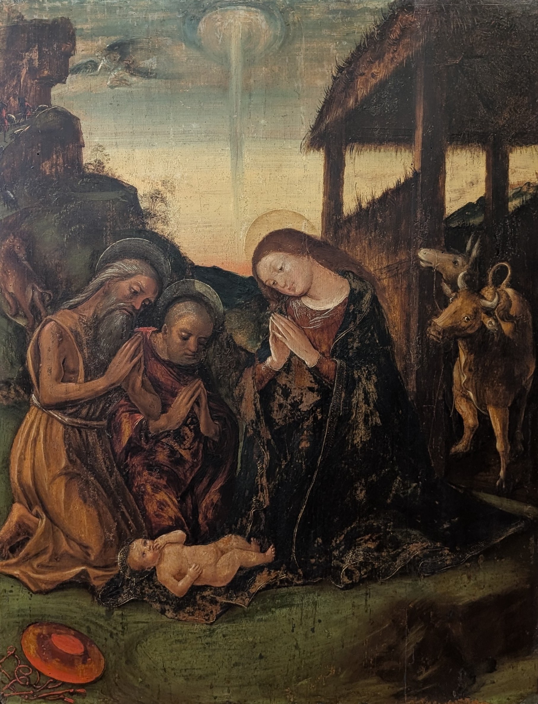 Natività con san Girolamo by Liberale da Verona