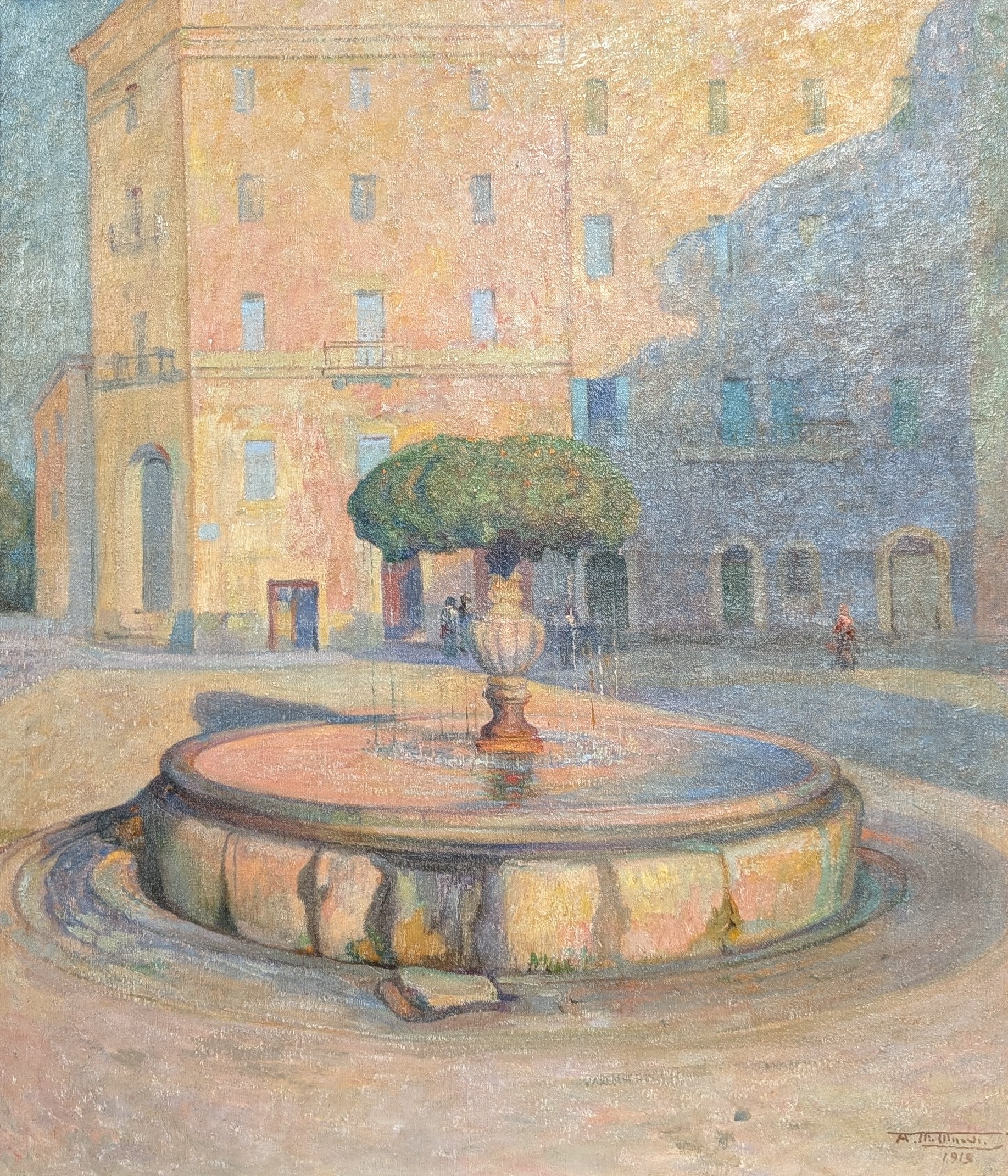 La fontana dell' Arriccia by Anton Maria Mucchi