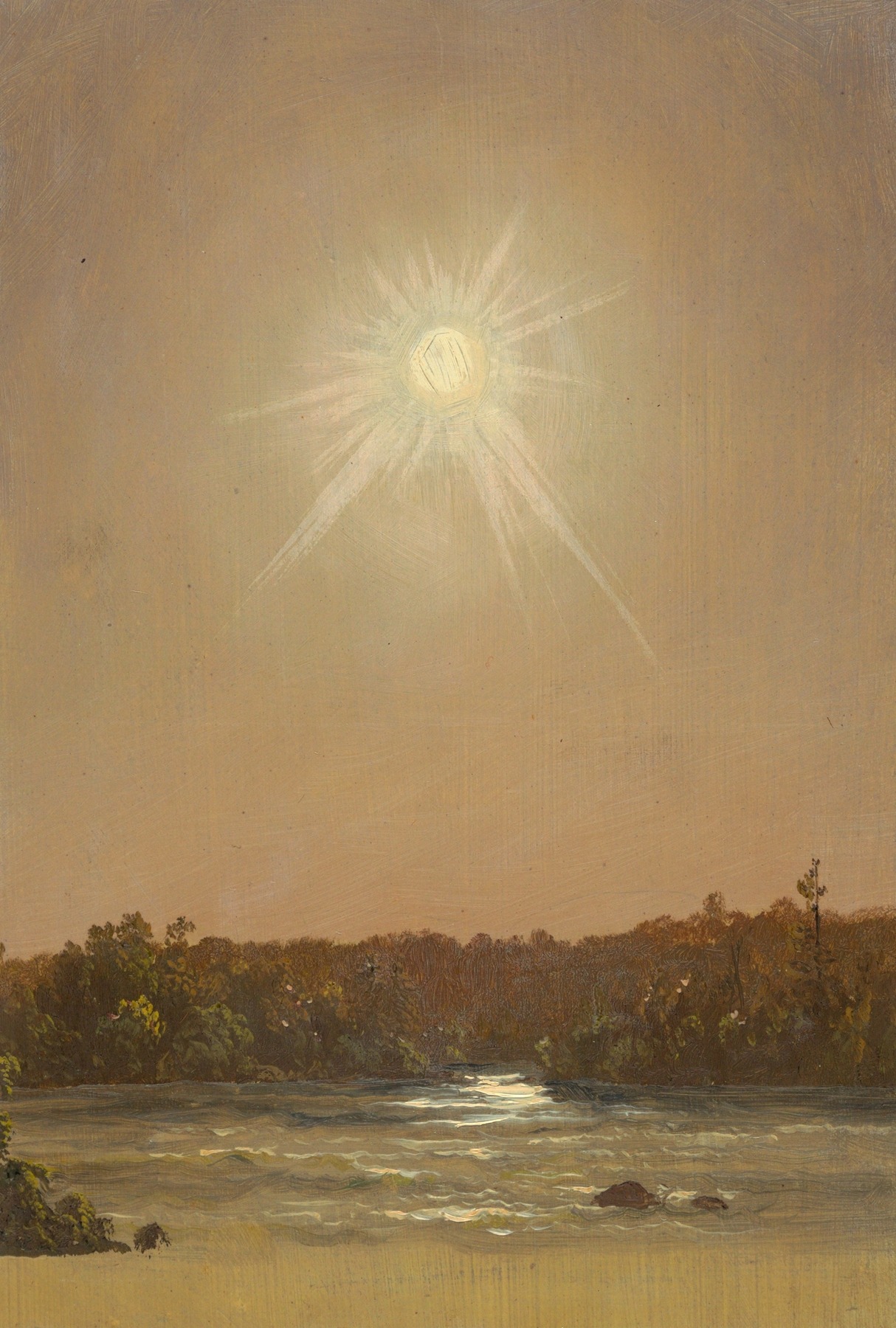 Maine sunset by Frederic Edwin Church