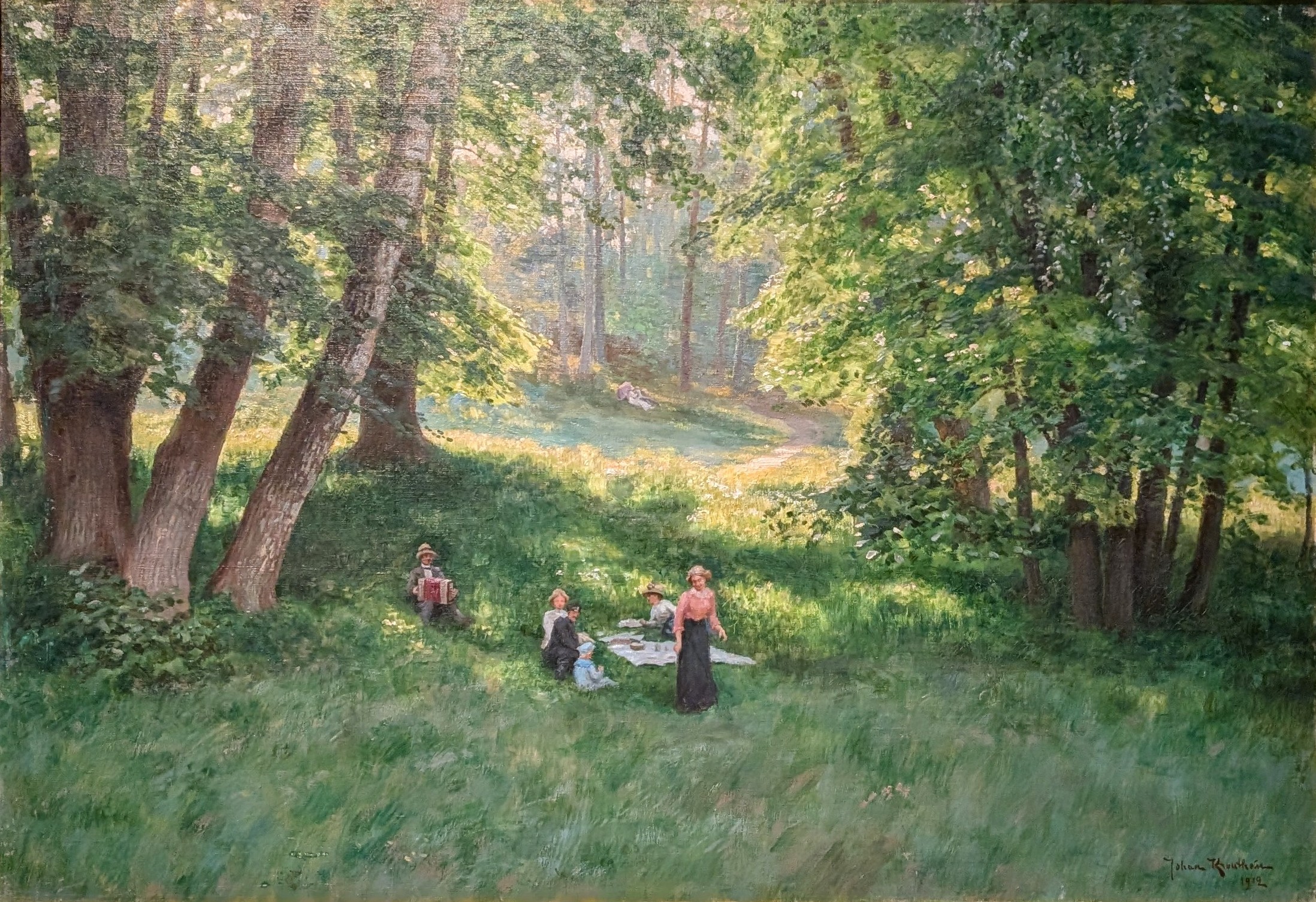 Picknick i det gröna by Johan Krouthén