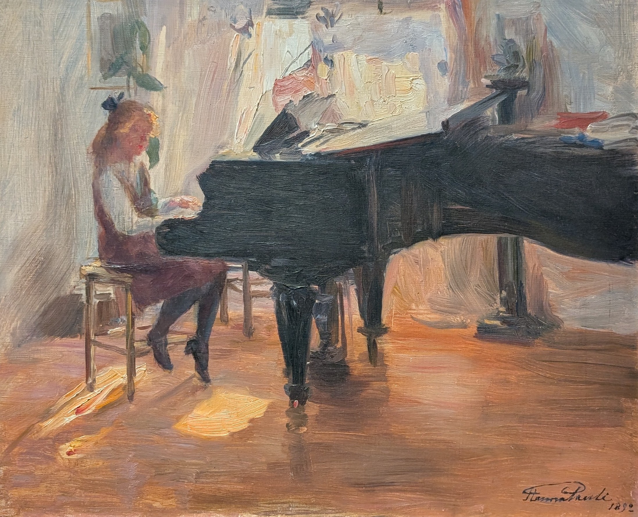 Vid flygeln by Hanna Hirsch Pauli