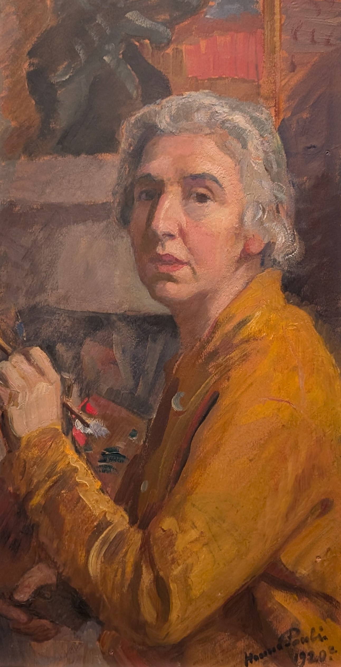 Självporträtt by Hanna Hirsch Pauli