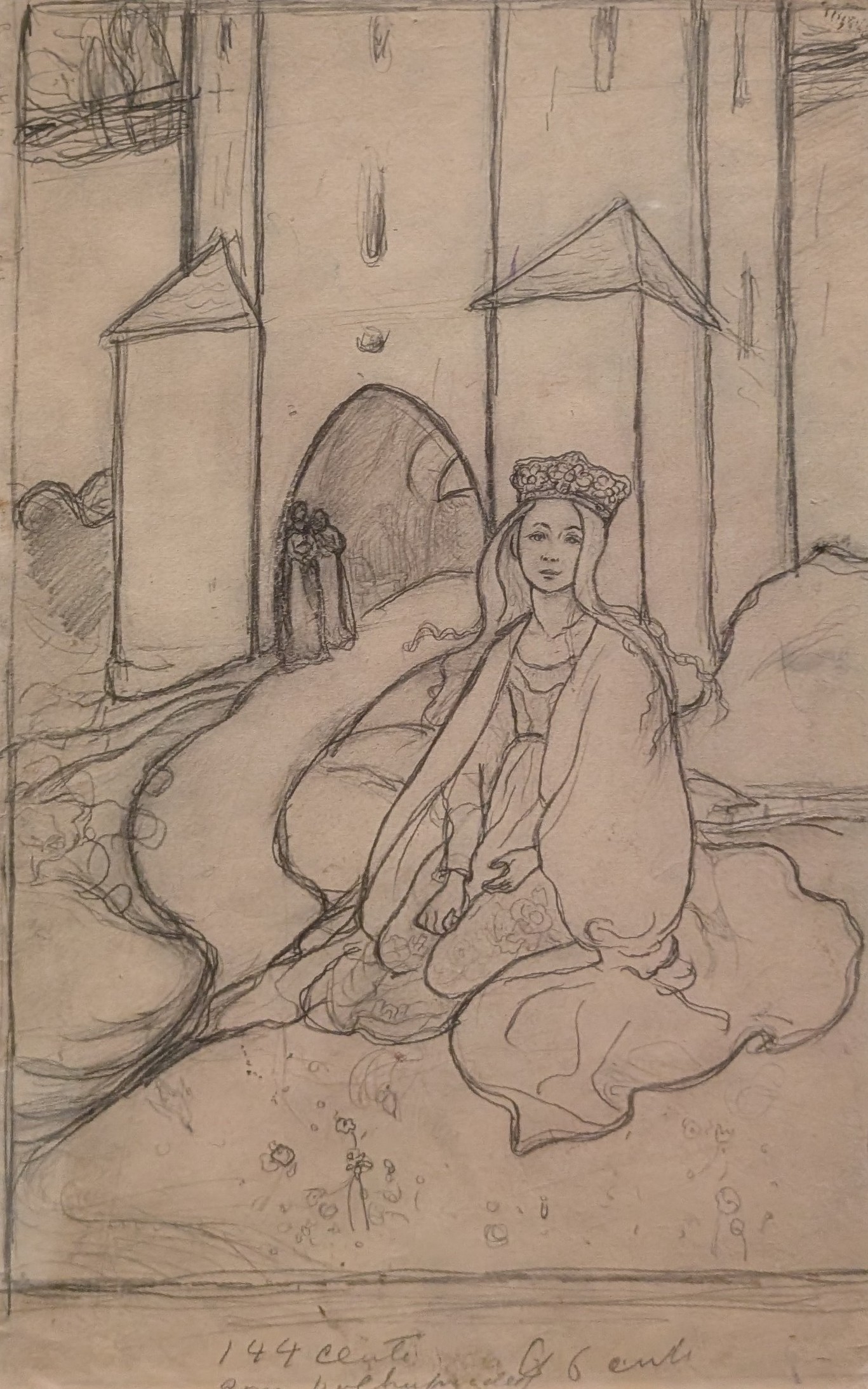 Skiss till Prinsessan by Hanna Hirsch Pauli