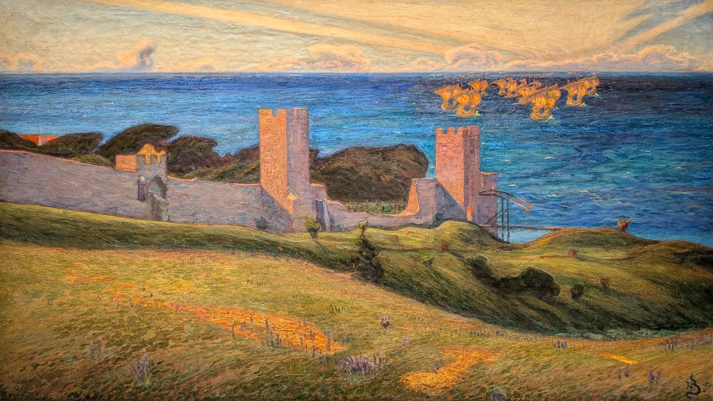 Vision, motiv från Visby by Richard Bergh