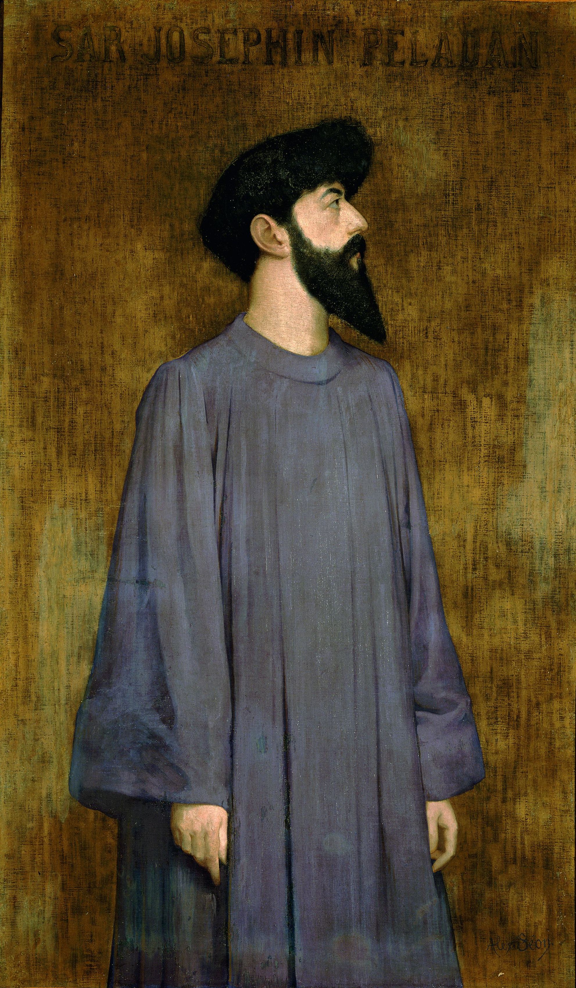 Portrait de Joséphin Peladan by Alexandre Séon