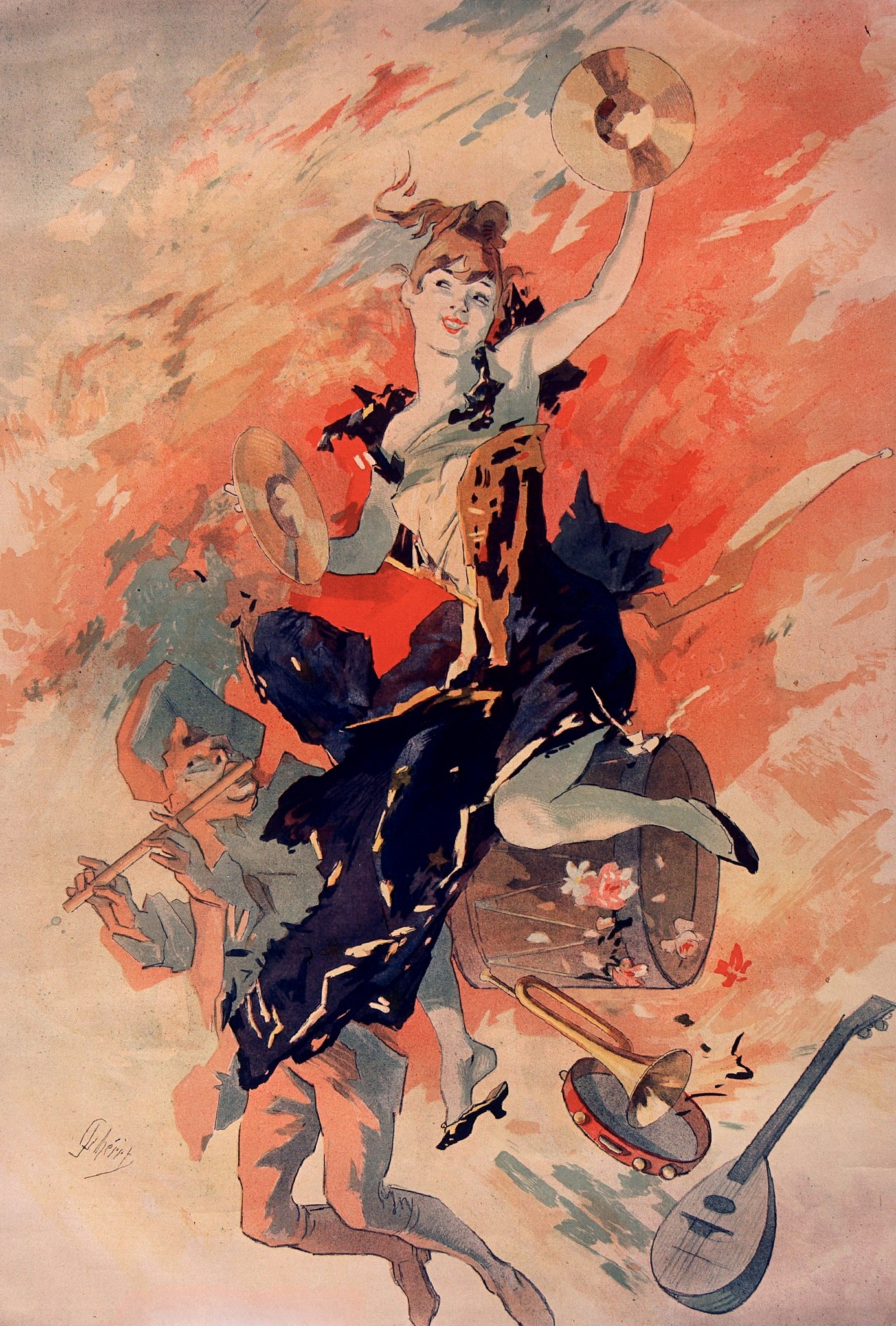 La Musique, Jules Chéret