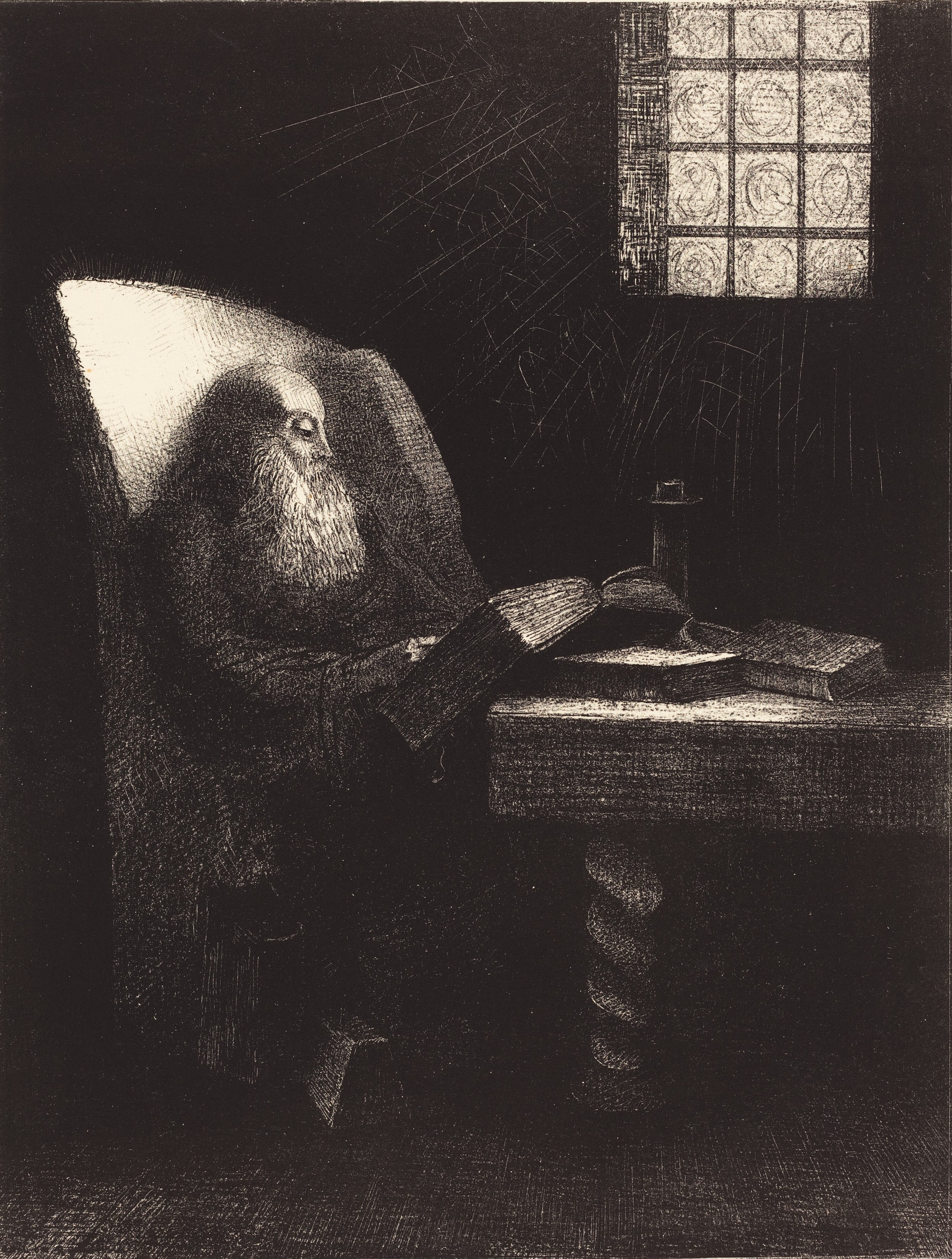 Le Liseur by Odilon Redon