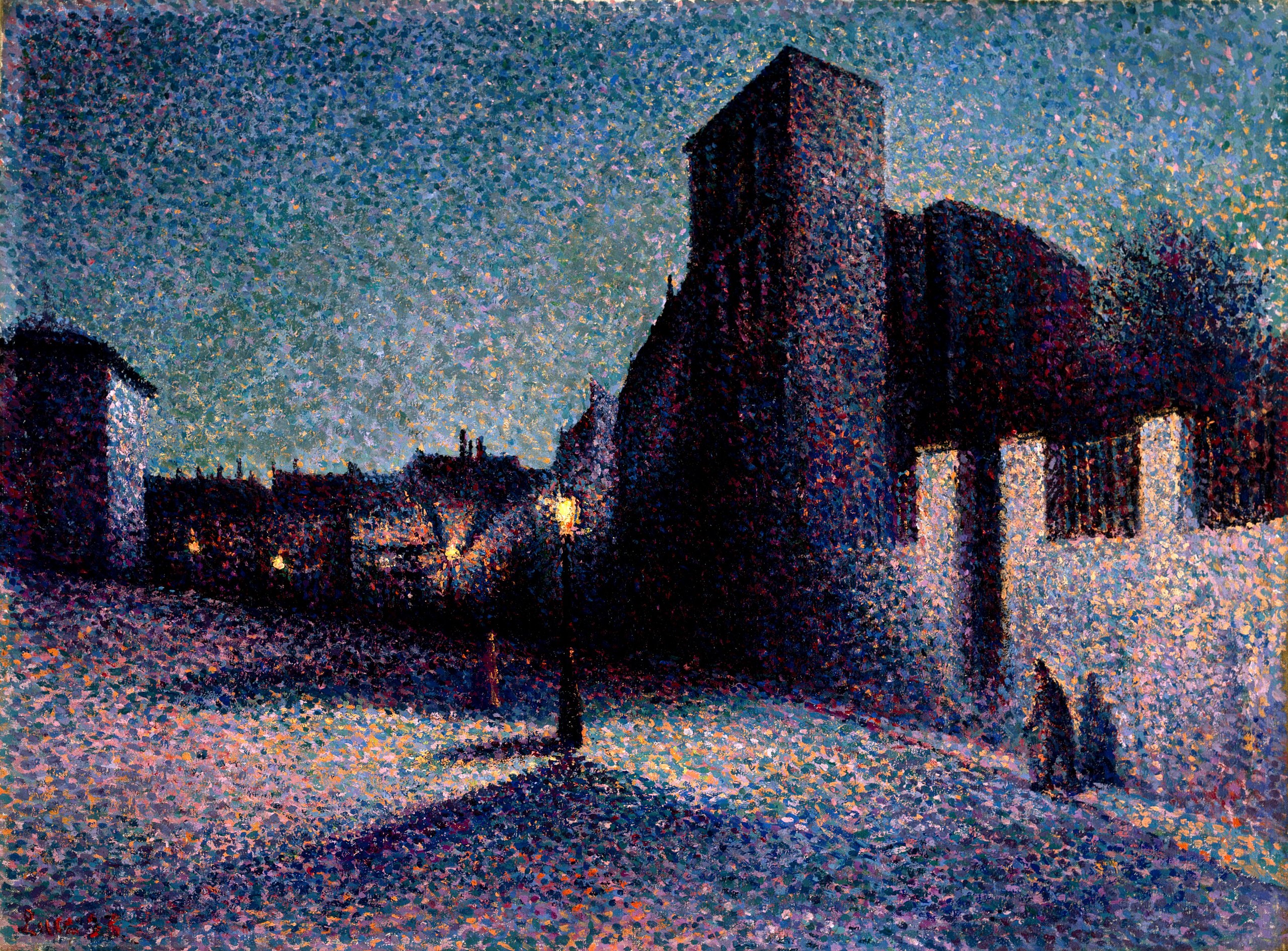 Rue Ravignan, Paris, Maximilien Luce