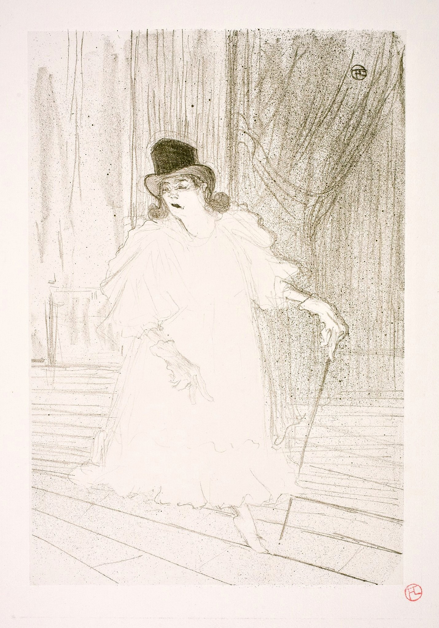 Cecy Loftus by Henri de Toulouse-Lautrec