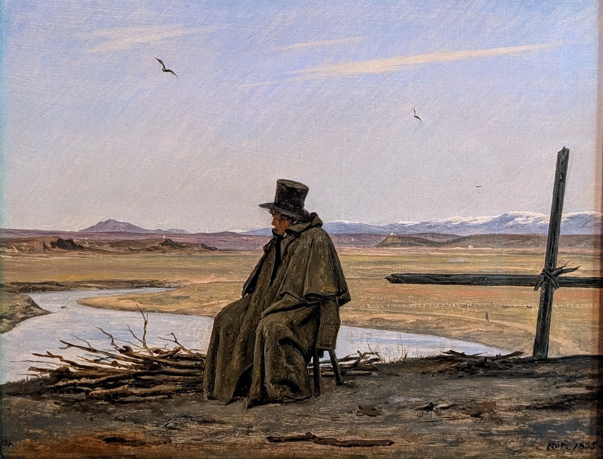 Utsikt från Romerska Campagnan by Martinus Rørbye