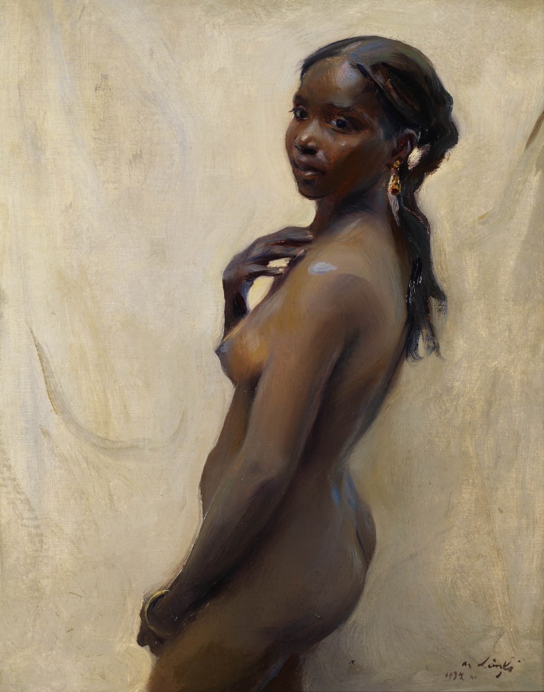 Marrakesh: A Female Nude by Philip Alexius de Laszlo