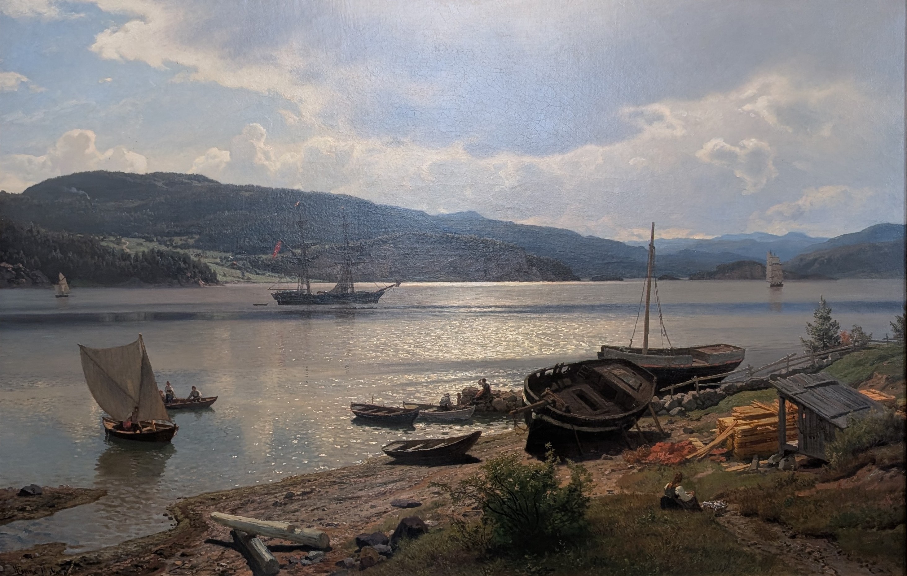 Sjöstycke by Hans Gude