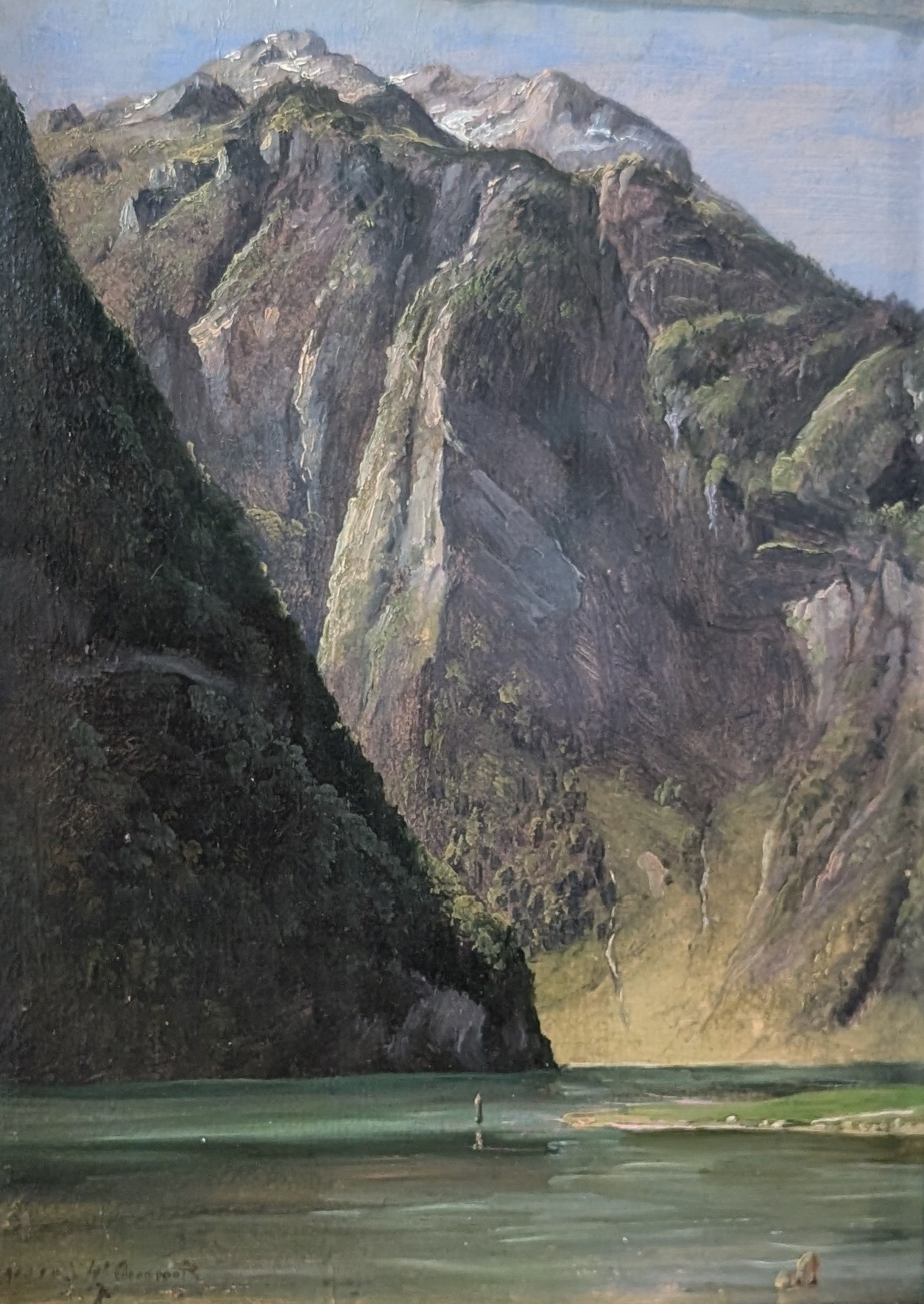 Alplandskap, Königsee by Thomas Fearnley